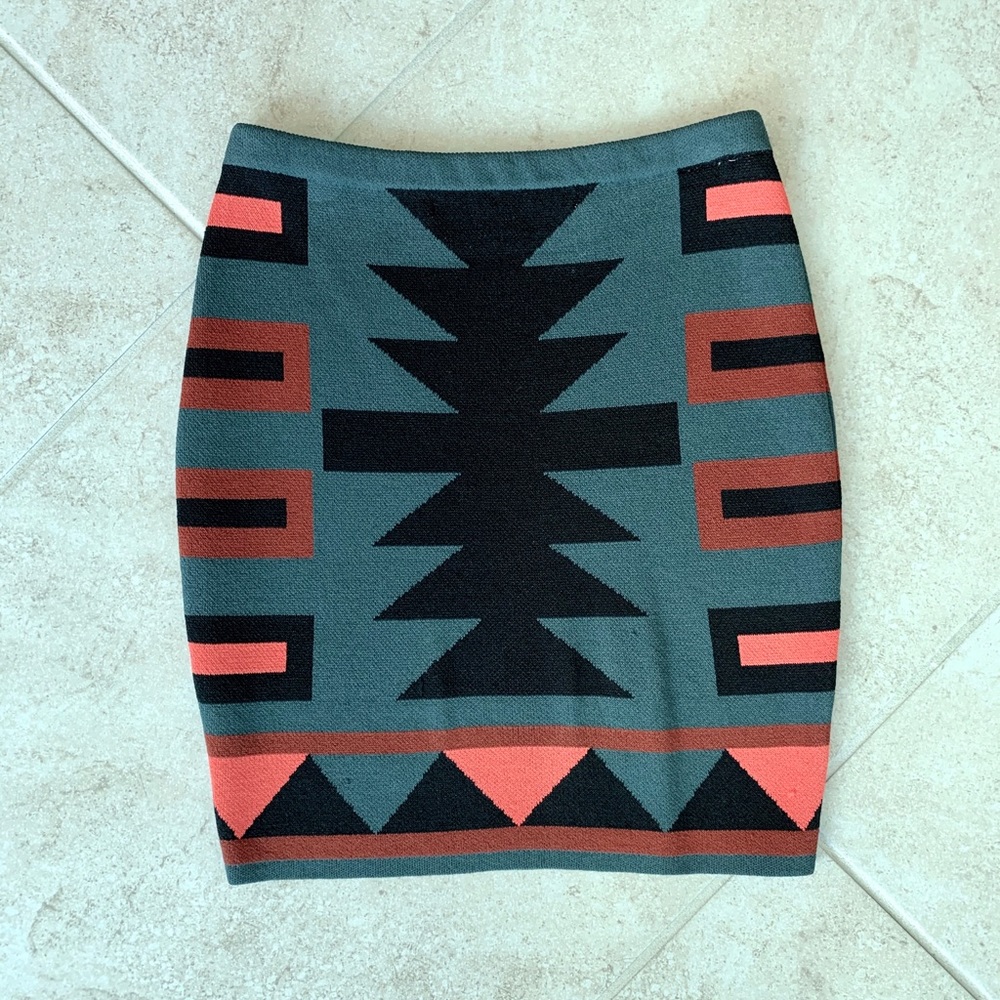 Rachel Roy Multi Design Skirt